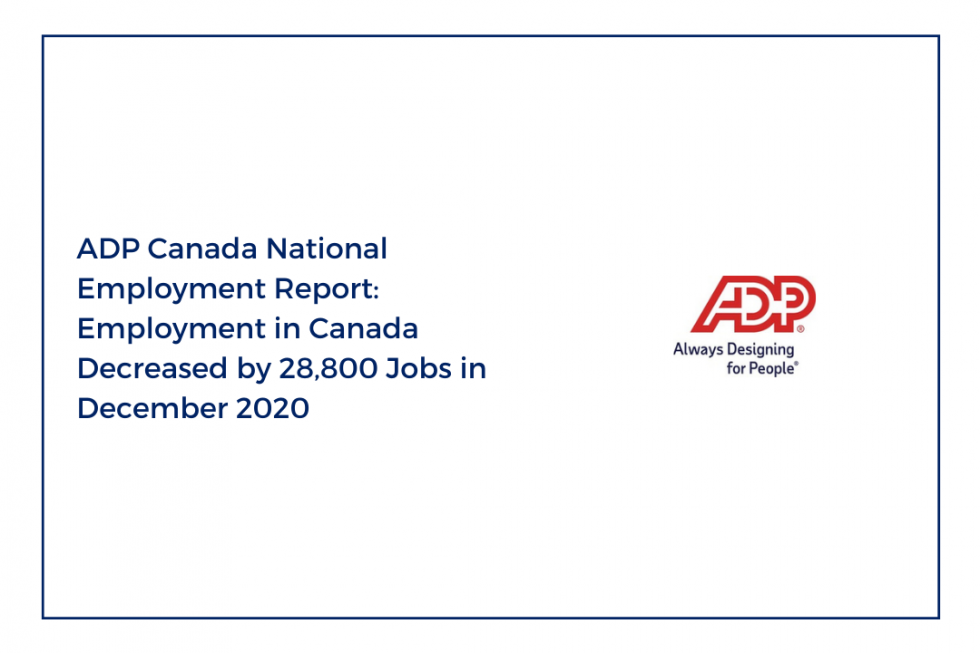 ADP Canada National Employment Report - RGB Accounting