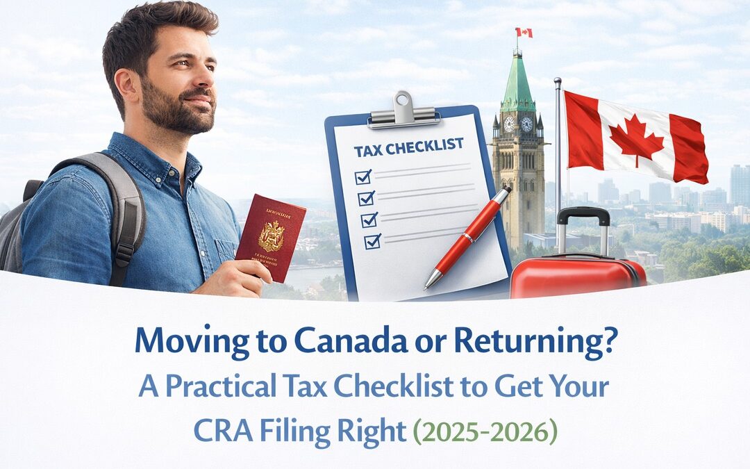 Moving to Canada or Returning? A Practical Tax Checklist to Get Your CRA Filing Right (2025–2026)