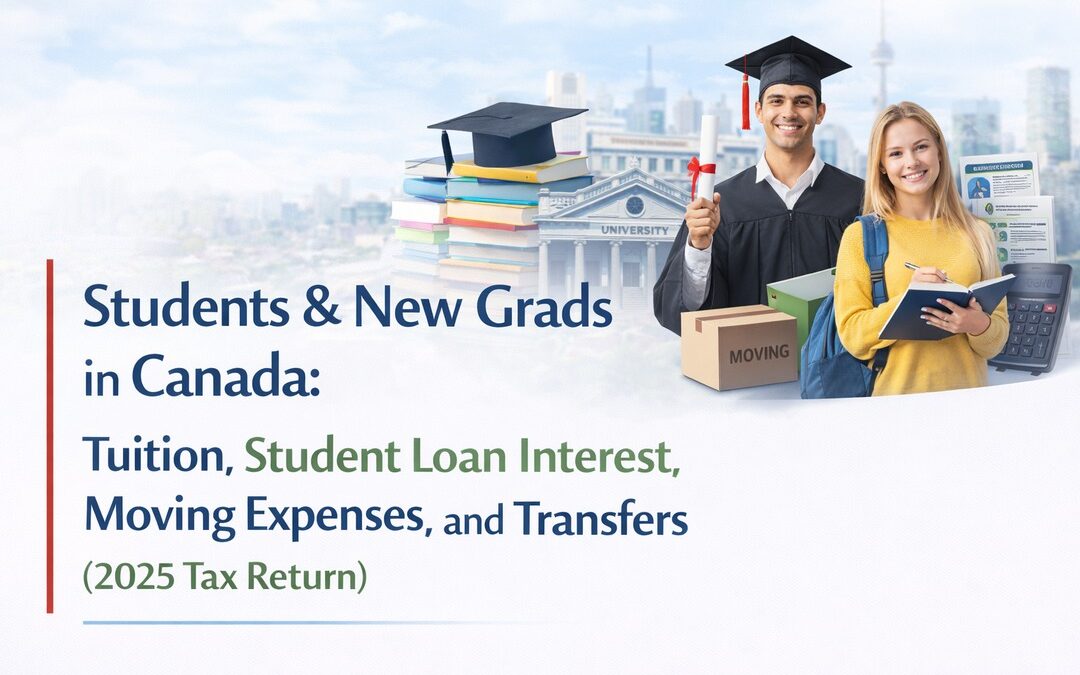 Students & New Grads in Canada: Tuition, Student Loan Interest, Moving Expenses, and Transfers (2025 Tax Return)