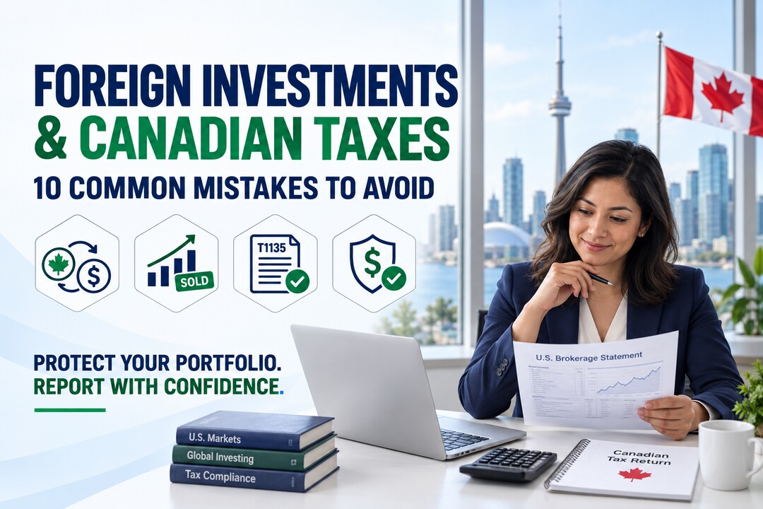 Generate recommendations for Platform Size Foreign Investments, U.S. Brokerage Accounts, and Canadian Taxes: The 10 Most Common Mistakes We See